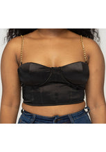 Load image into Gallery viewer, Black Youngsta Crop Top
