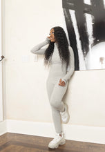 Load image into Gallery viewer, Snug Me Tight Jumpsuit- Grey
