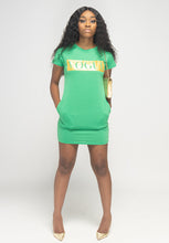 Load image into Gallery viewer, Vogue T-shirt Dress
